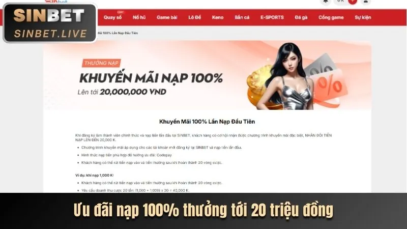 Bảo mật tại Sinbet